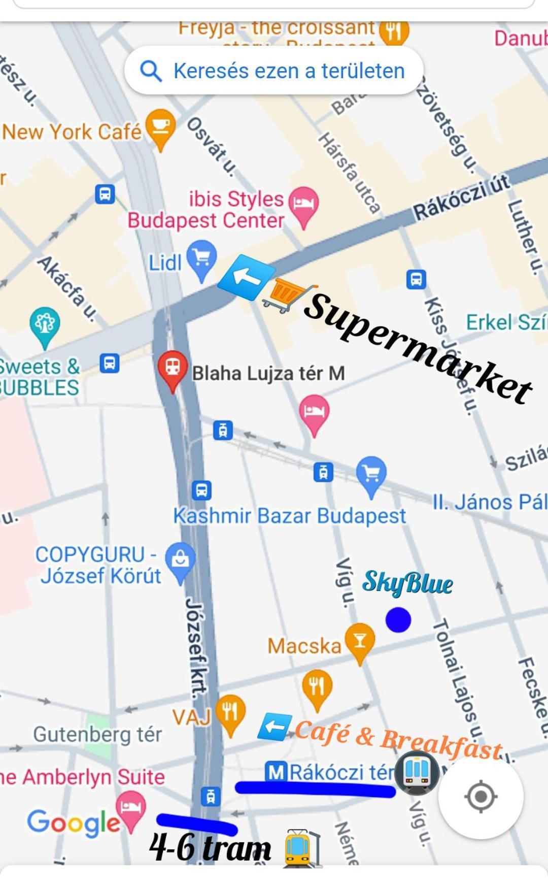 Skyblue Apartment Budapeşte Dış mekan fotoğraf