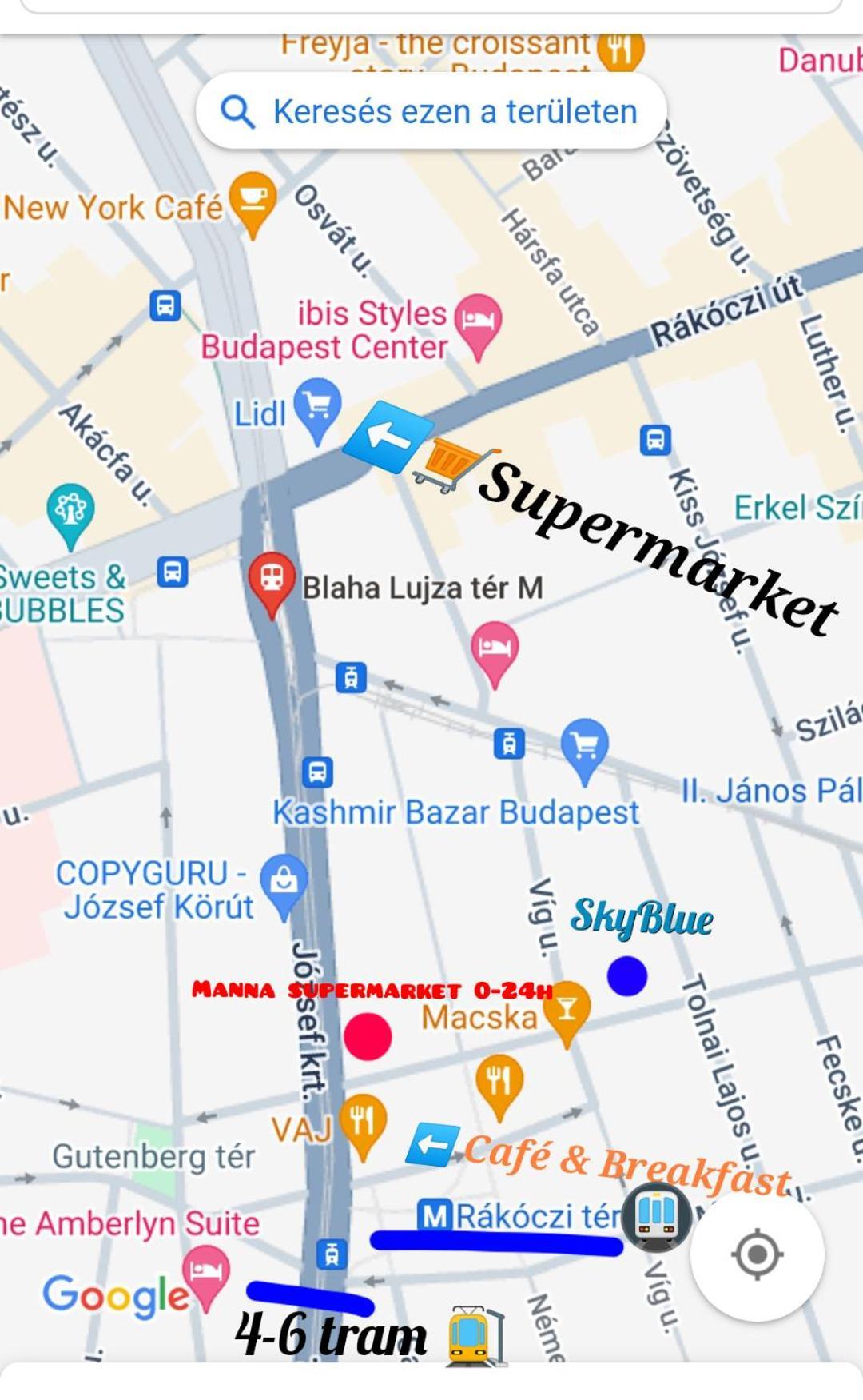 Skyblue Apartment Budapeşte Dış mekan fotoğraf